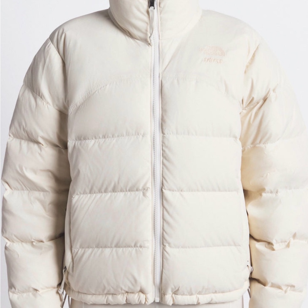 The Northface X SKIMS 2000 Retro Nuptse Women's Bone Puffer Jacket